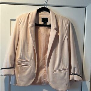 Cynthia Rowley Women's Blush Blazer open front. Fully lined. Size M.